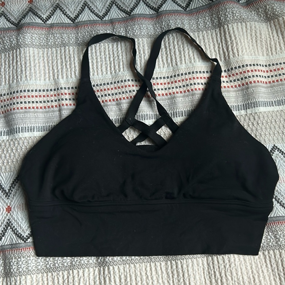 Offline Black Sports Bra